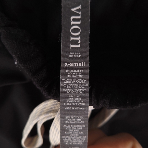 Vuori Performance Jogger Pants Women XS Black - Picture 9 of 12